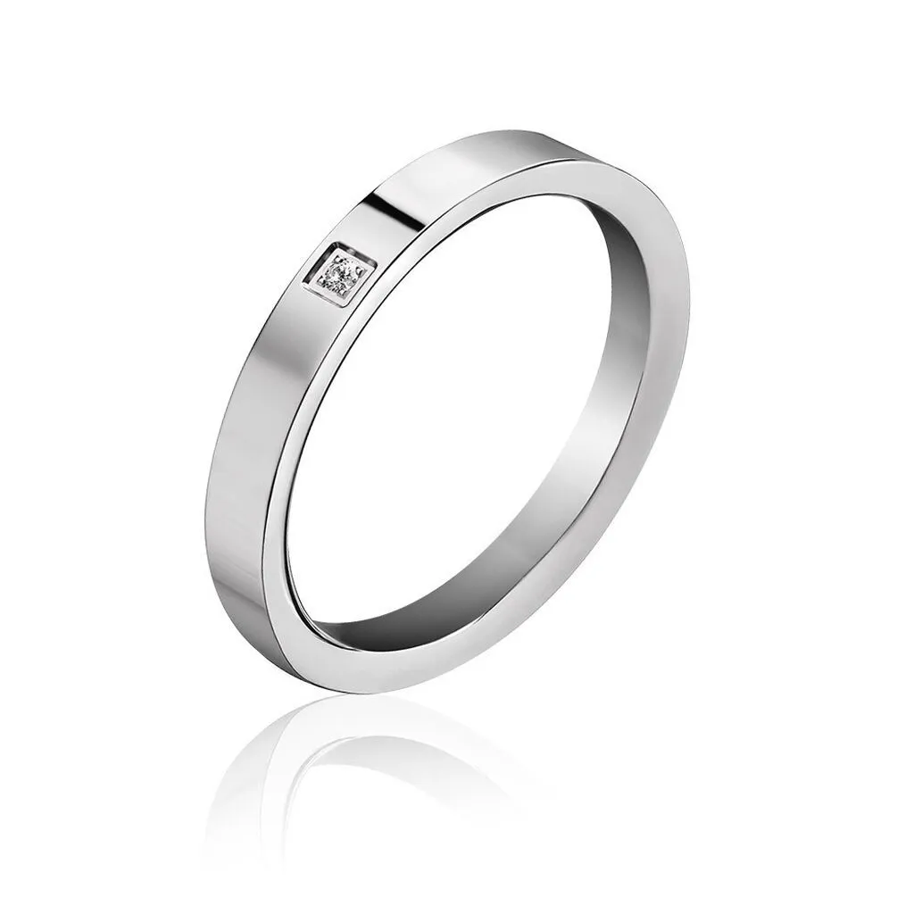 Histoire D'Or Alliance Mimoza Or Blanc Diamant