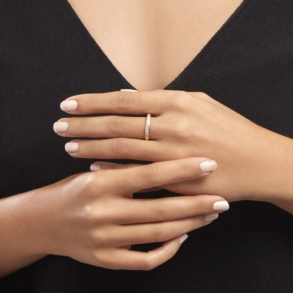 Histoire D'Or Alliance Giulia Or Jaune Diamant – Image 5