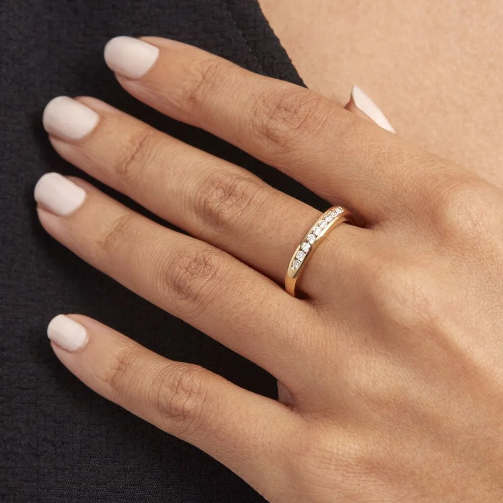 Histoire D'Or Alliance Giulia Or Jaune Diamant – Image 6