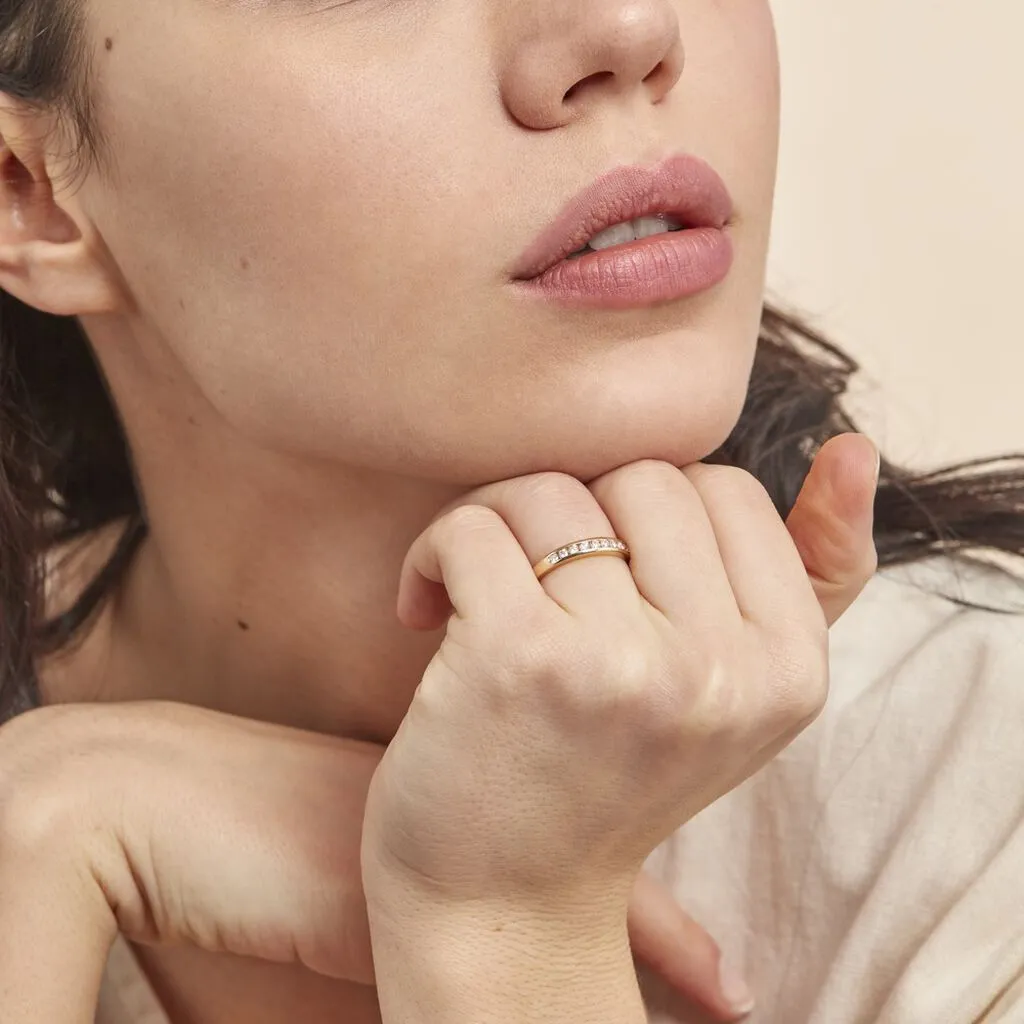 Histoire D'Or Alliance Giulia Or Jaune Diamant – Image 5