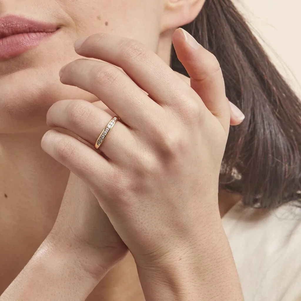 Histoire D'Or Alliance Giulia Or Jaune Diamant – Image 6