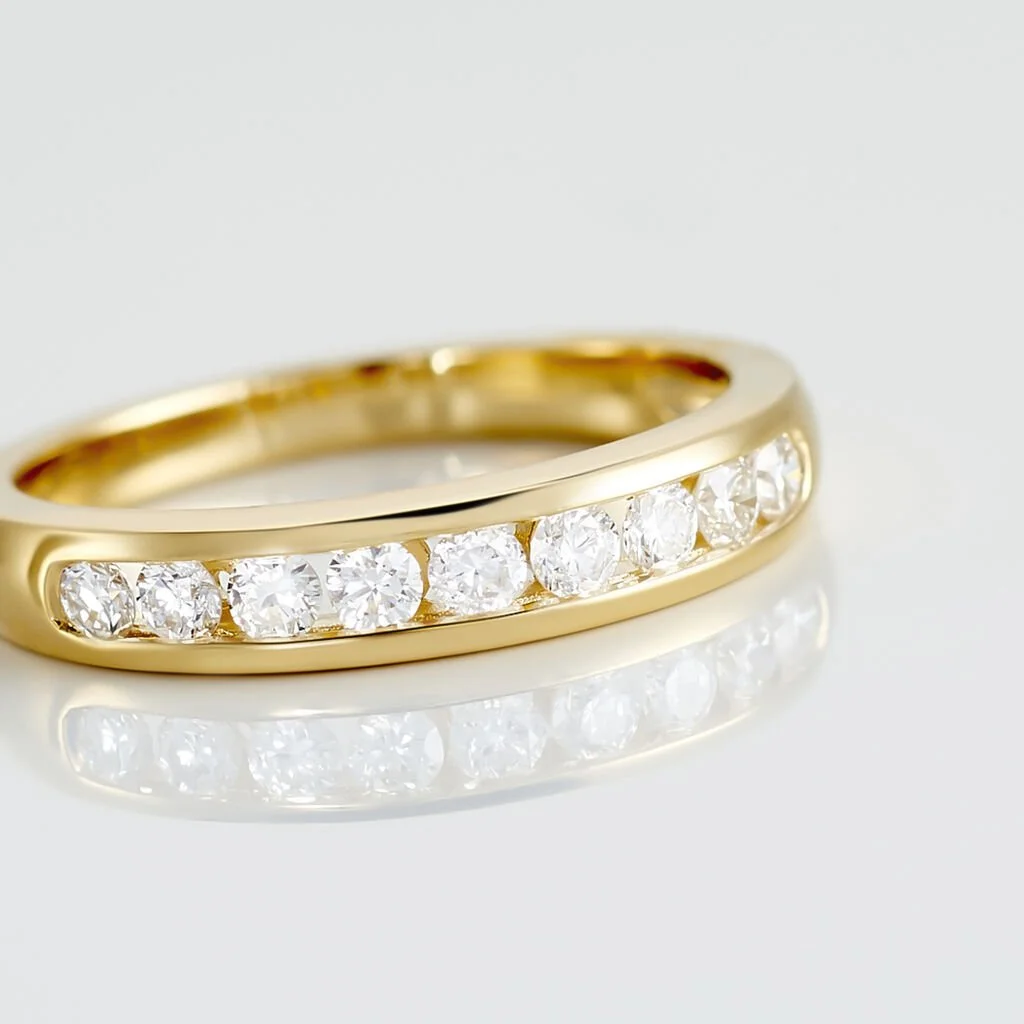 Histoire D'Or Alliance Giulia Or Jaune Diamant – Image 4