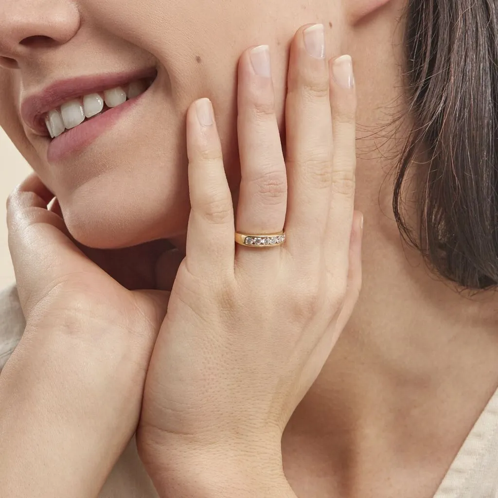 Histoire D'Or Alliance Giulia Or Jaune Diamant – Image 5