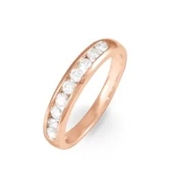 Histoire D'Or Alliance Giulia Or Rose Diamant