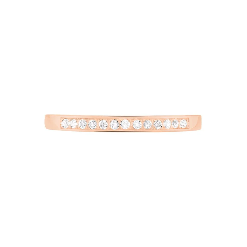 Histoire D'Or Alliance Collection Juliette Or Rose Diamant – Image 2