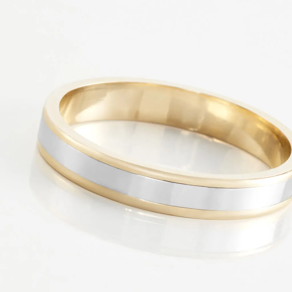 Histoire D'Or Alliance Hevan Ruban Or Bicolore – Image 4