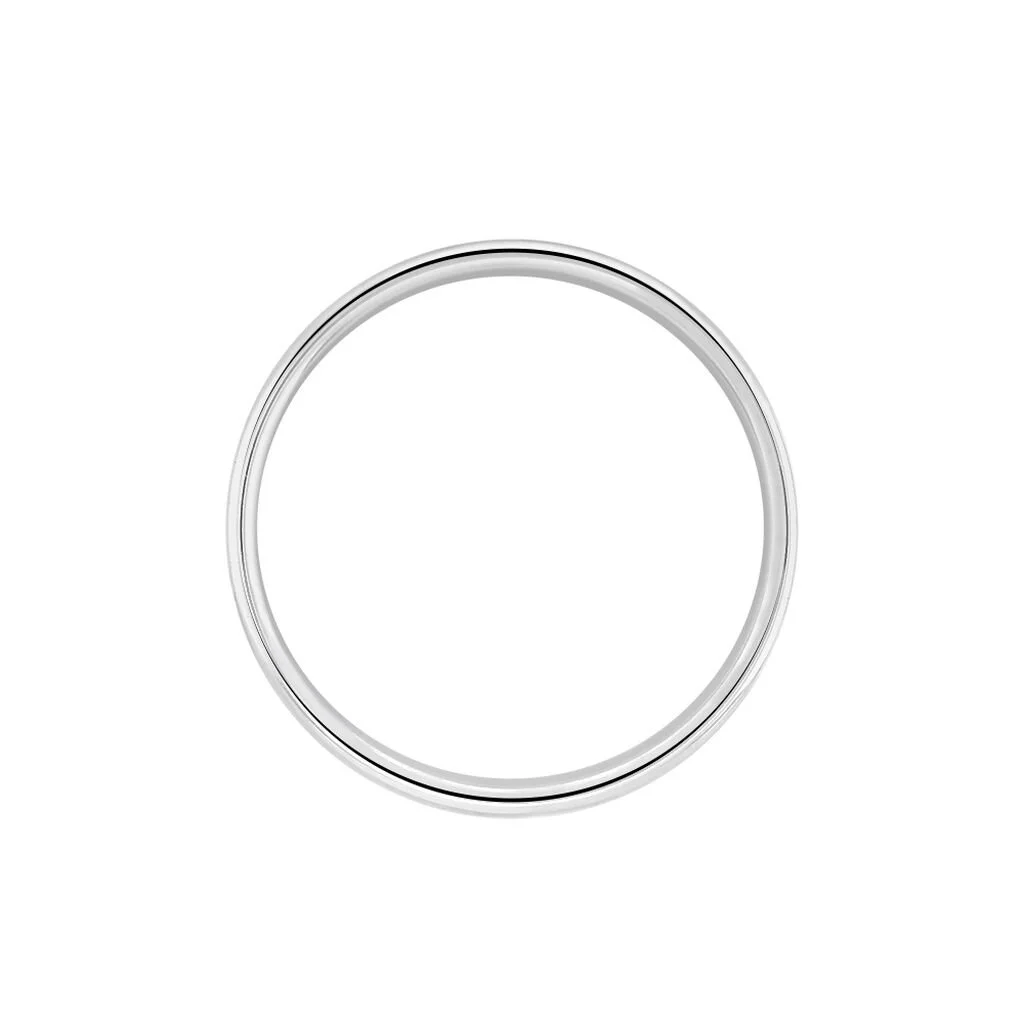 Histoire D'Or Alliance Gontran Ruban Bombé Or Blanc – Image 3