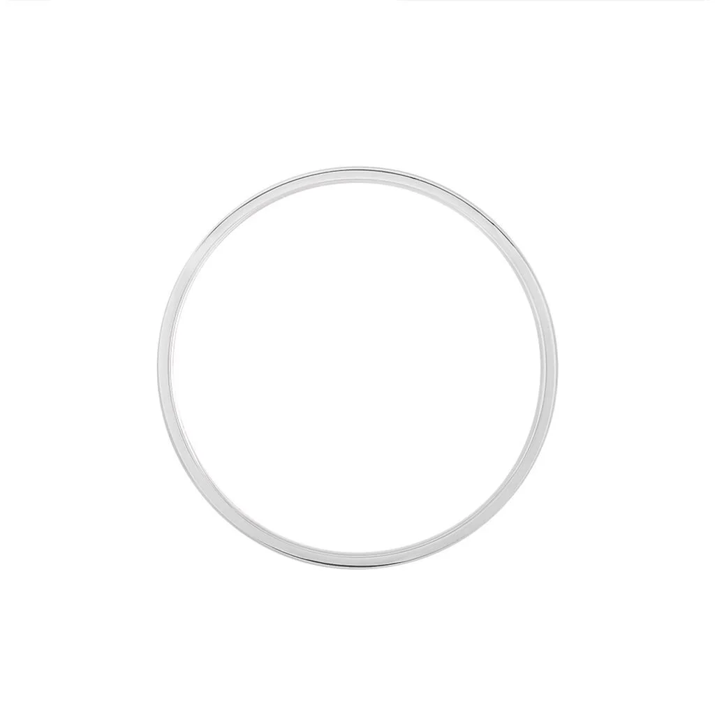 Histoire D'Or Alliance Julie Ruban Classique Or Blanc – Image 3