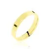 Histoire D'Or Alliance Beatrice Ruban Plat Or Jaune