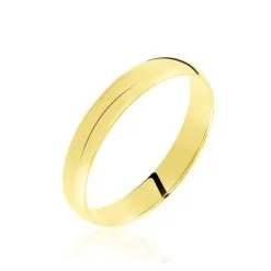 Histoire D'Or Alliance Sonia Demi Jonc Confort Or Jaune
