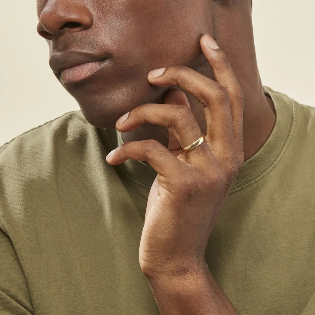 Histoire D'Or Alliance Sonia Demi Jonc Confort Or Jaune – Image 6