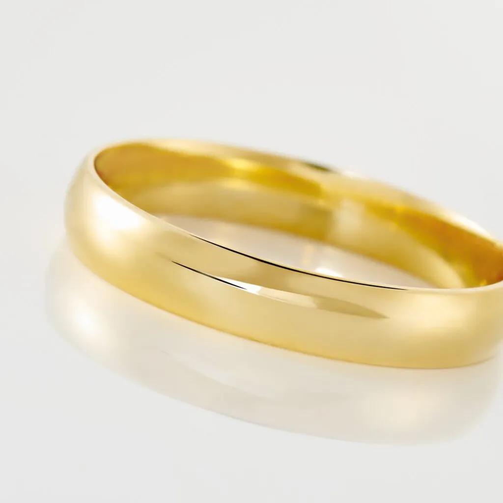 Histoire D'Or Alliance Sonia Demi Jonc Confort Or Jaune – Image 4