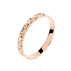 Histoire D'Or Alliance Fleur Or Rose