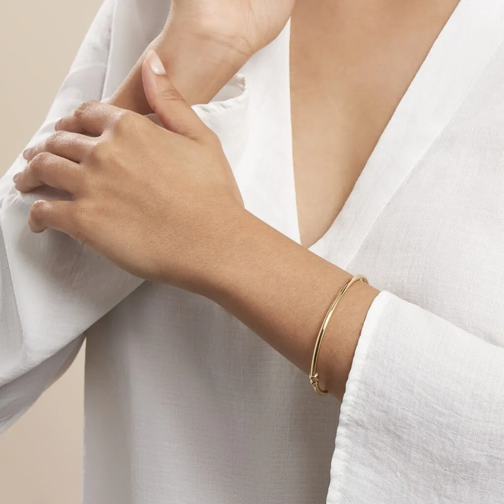 Histoire D'Or Bracelet Jonc Or Jaune Cynthia – Image 3