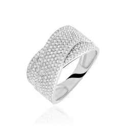 Histoire D'Or Bague Elyne Or Blanc Diamant