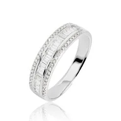 Histoire D'Or Bague Eugenie Or Blanc Diamant