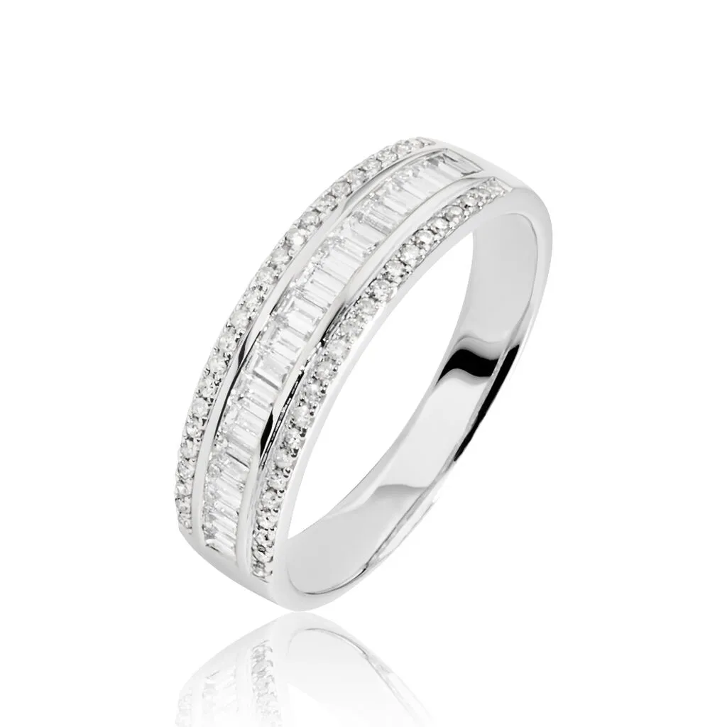 Histoire D'Or Bague Eugenie Or Blanc Diamant