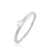 Histoire D'Or Bague Solitaire Natalia Or Blanc Diamant