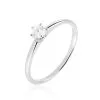 Histoire D'Or Bague Solitaire Samantha Or Blanc Diamant