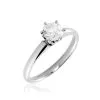 Histoire D'Or Bague Solitaire Samantha Or Blanc Diamant