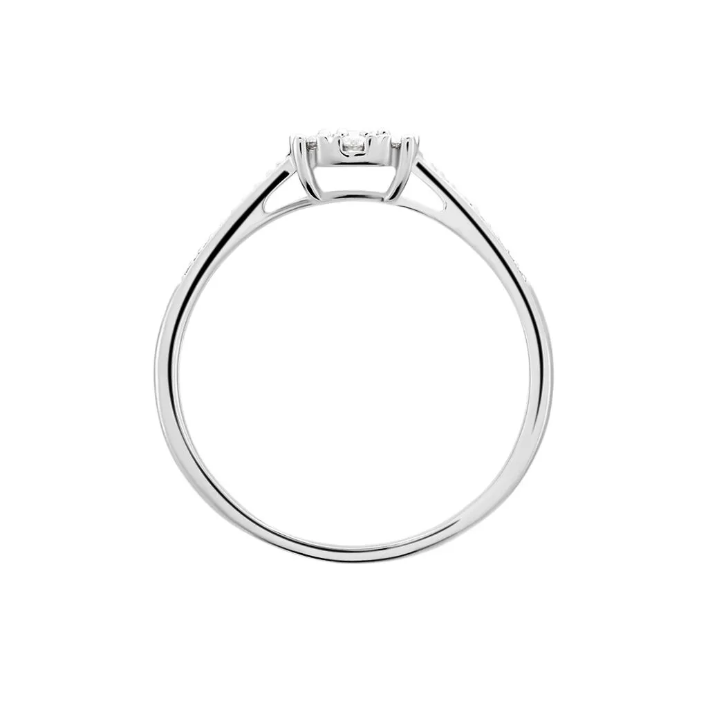 Histoire D'Or Bague Cilka Or Blanc Diamant – Image 3