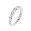 Histoire D'Or Alliance Valentine Or Blanc Diamant Synthetique