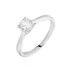 Histoire D'Or Bague Solitaire Fiona Or Blanc Diamant Synthetique