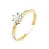 Histoire D'Or Bague Solitaire Samantha Or Jaune Diamant