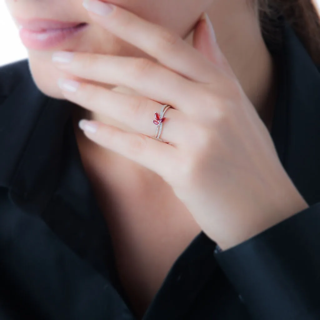 Histoire D'Or Bague Maura Or Jaune Topaze Et Diamant – Image 3