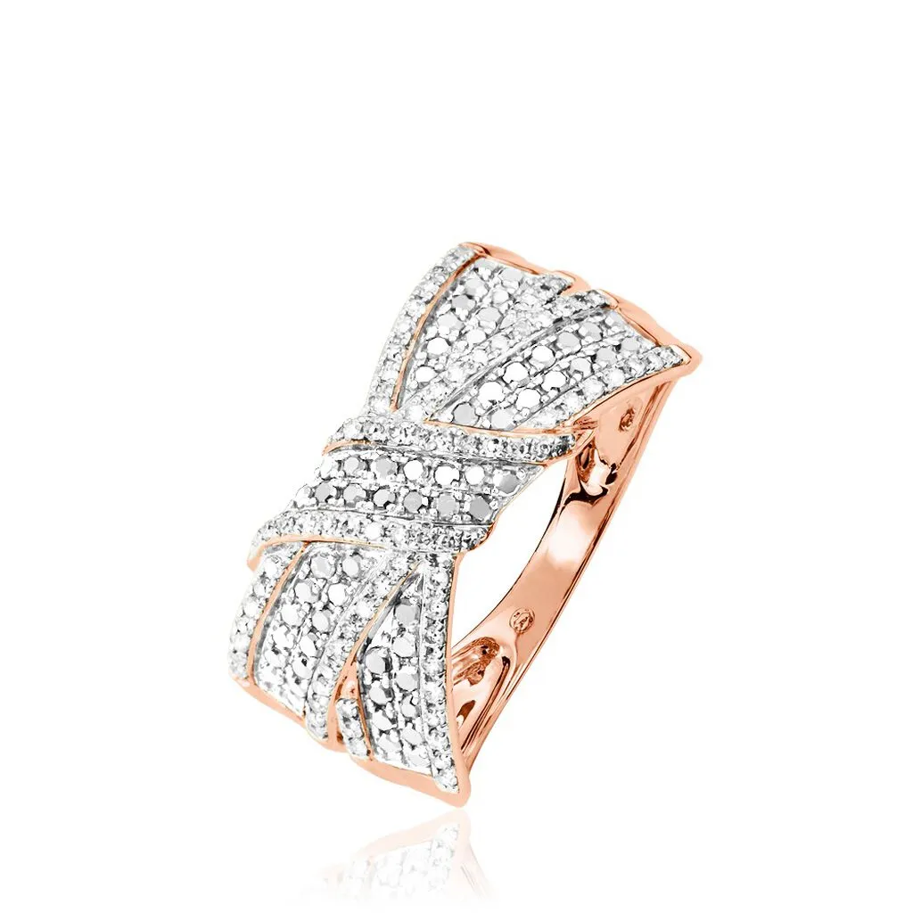 Histoire D'Or Bague Agnes Or Rose Diamant