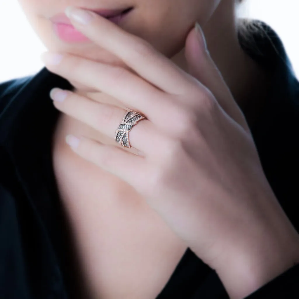 Histoire D'Or Bague Agnes Or Rose Diamant – Image 3