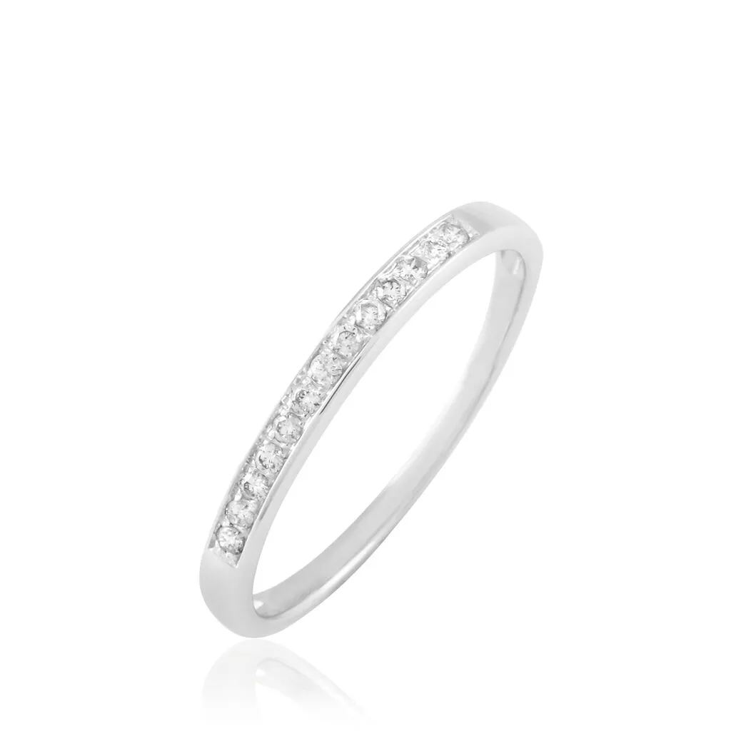 Histoire D'Or Alliance Collection Juliette Platine Blanc Diamant