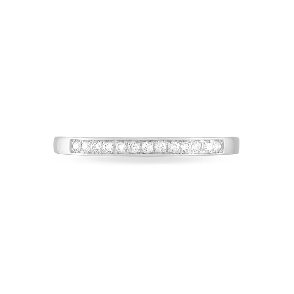 Histoire D'Or Alliance Collection Juliette Platine Blanc Diamant – Image 2