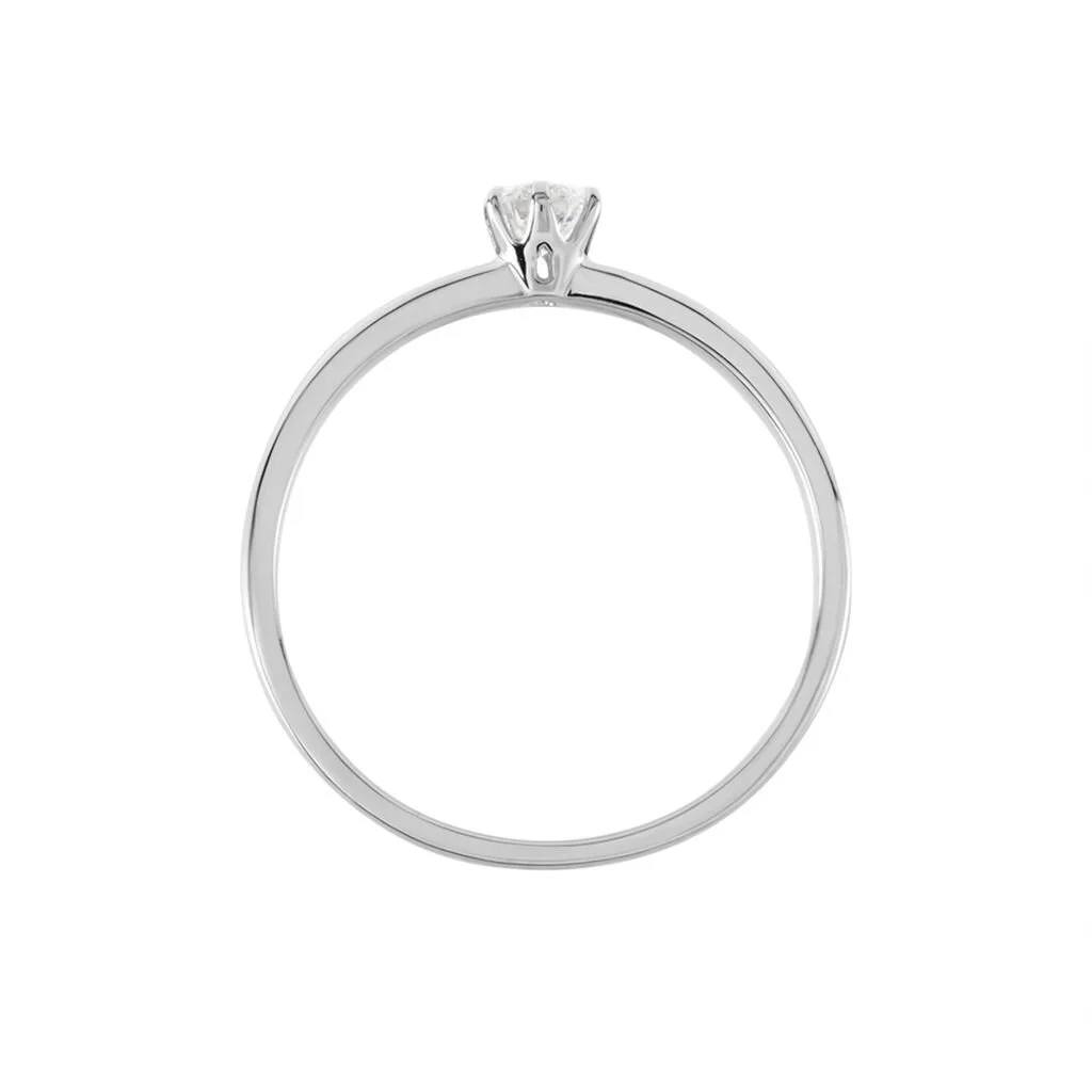 Histoire D'Or Solitaire Natalia Pl Platine Blanc Diamant – Image 3