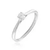 Histoire D'Or Solitaire Victoria Platine Blanc Diamant