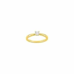 Robbez Masson Bague En Or Jaune Et Diamants