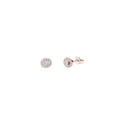 Boucles D'oreilles Mauboussin Vie, Liberté & Amour En Or Rose Et Diamants