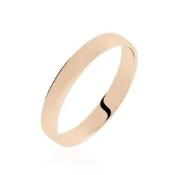 Histoire D'Or Alliances Argent Rose Alexyne Jonc Bombe 4mm