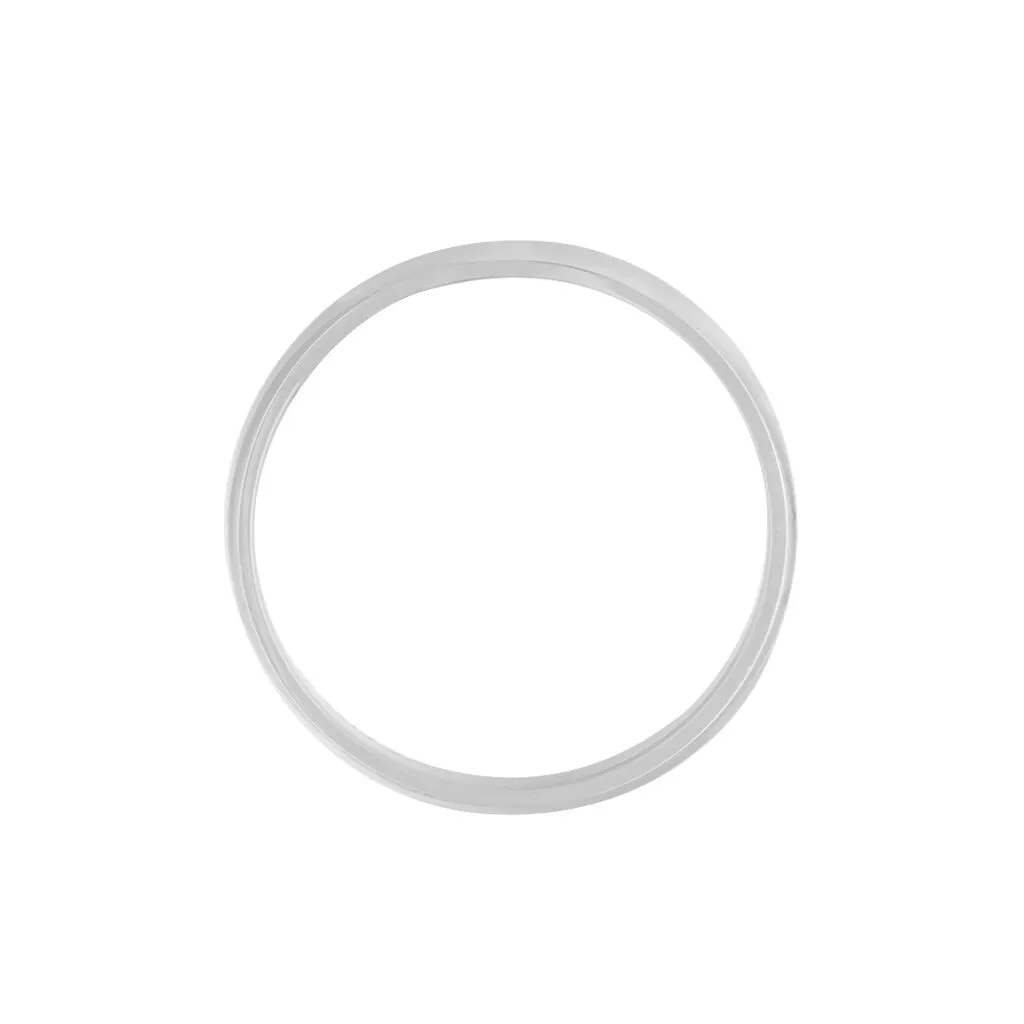 Histoire D'Or Alliance Alexyne Ruban Bombé Argent Blanc – Image 3