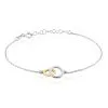 Histoire D'Or Bracelet Fethi Argent Bicolore