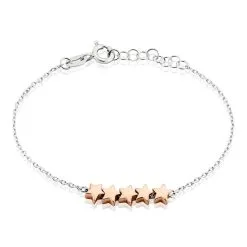 Histoire D'Or Bracelet Argent Bicolore Manya