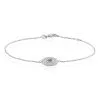 Histoire D'Or Bracelet Nyoko Argent Blanc Labradorite