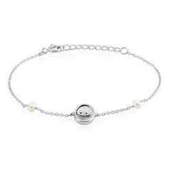 Histoire D'Or Bracelet Argent Glad Perles De Culture Nacre Oxyde De Zirconium