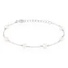 Histoire D'Or Bracelet Tanis Argent Perle De Culture