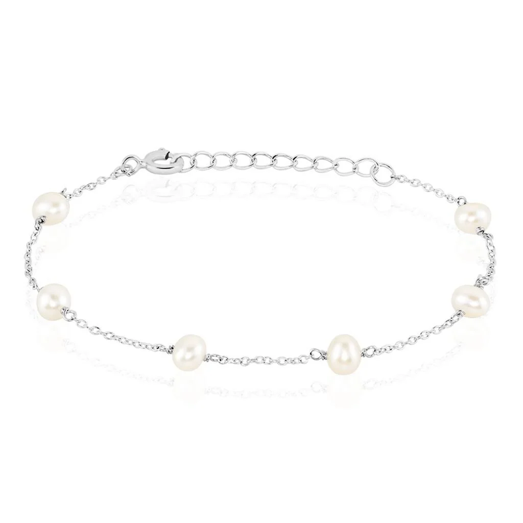 Histoire D'Or Bracelet Tanis Argent Perle De Culture