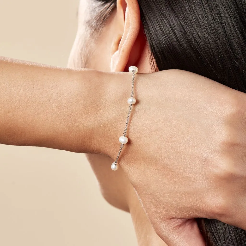 Histoire D'Or Bracelet Tanis Argent Perle De Culture – Image 4