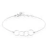 Histoire D'Or Bracelet Bulle Argent Blanc