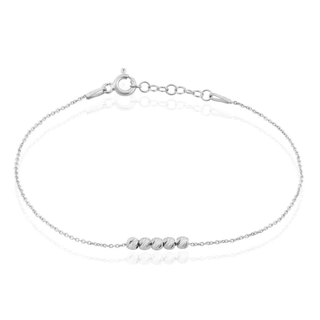 Histoire D'Or Bracelet Soukamba Argent Blanc