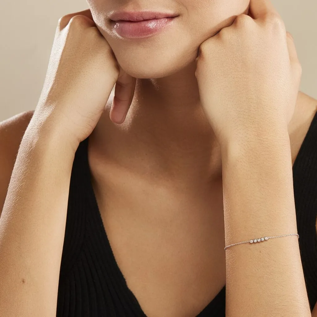 Histoire D'Or Bracelet Soukamba Argent Blanc – Image 4