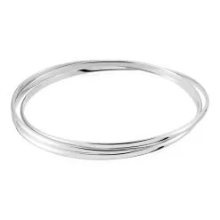 Histoire D'Or Bracelet Jonc Hugoline Argent Blanc